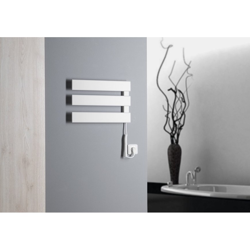 Aqualine - Električni sušač peškira ELVIS 50W 46x34 cm beo