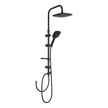 Aqualine - KERA tuš set, mat crne boje