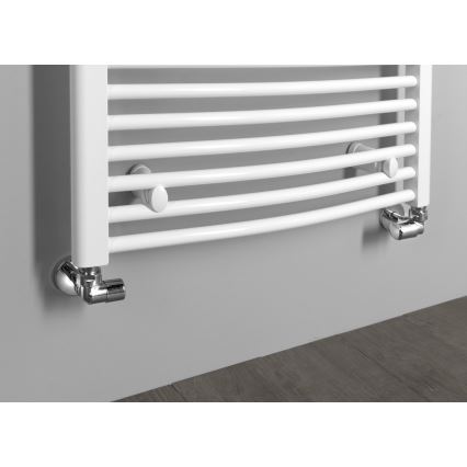 Aqualine - Komplet za priključivanje uglovnih ventila FIRST desni/sjajni hrom