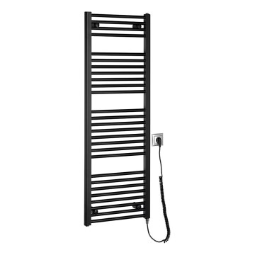 Aqualine - Kupatilski električni radijator DIRECT-E 400W 132x45 cm mat crne boje