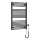 Aqualine - Kupatilski električni radijator DIRECT-E 400W 96x60 cm mat crne boje