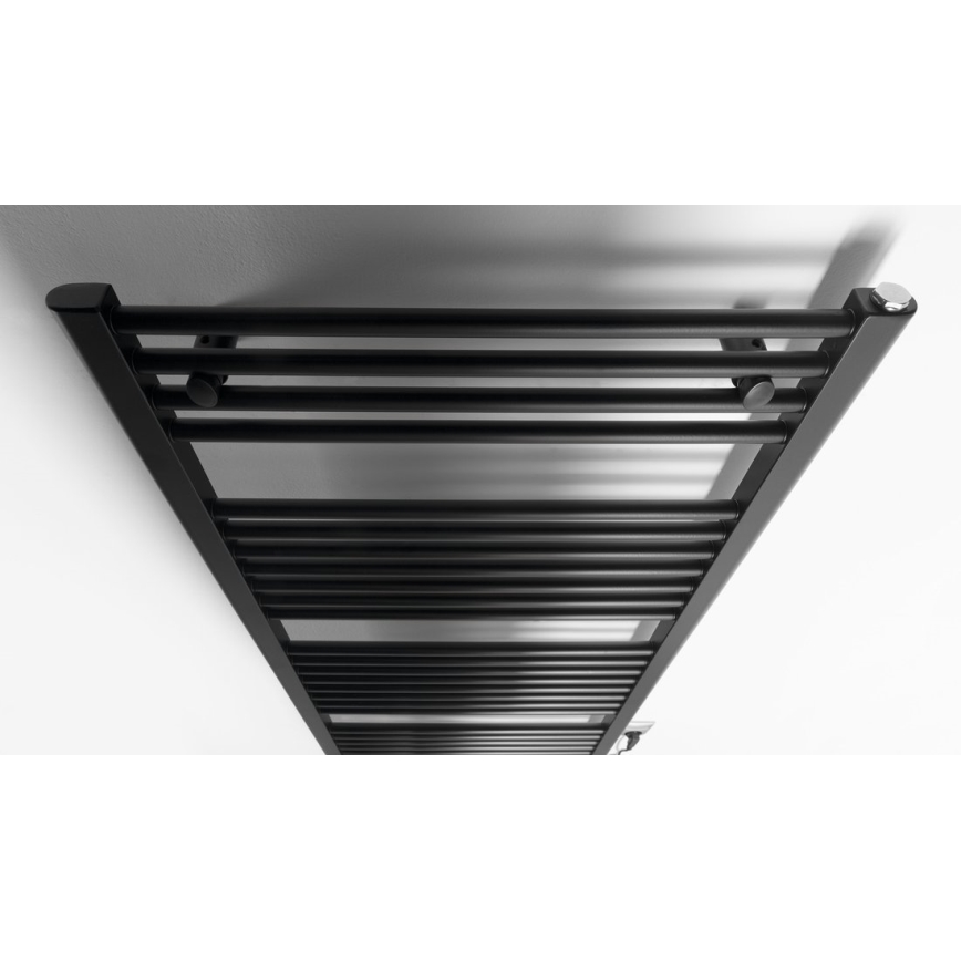 Aqualine - Kupatilski električni radijator DIRECT-E 600W 132x60 cm mat crne boje