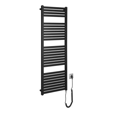Aqualine - Kupatilski električni radijator TONDI-E 500W 133x45 cm mat crna