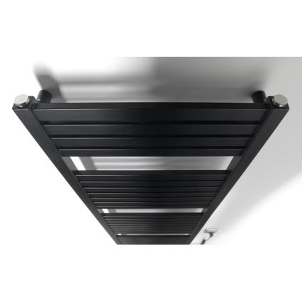 Aqualine - Kupatilski električni radijator TONDI-E 500W 133x45 cm mat crna