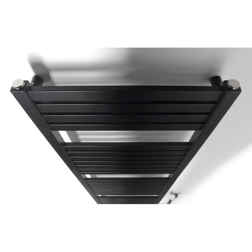 Aqualine - Kupatilski električni radijator TONDI-E 500W 133x45 cm mat crna