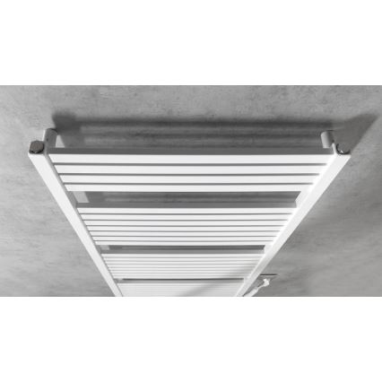 Aqualine - Kupatilski električni radijator TONDI-E 800W/230V 169 cm beo ravan