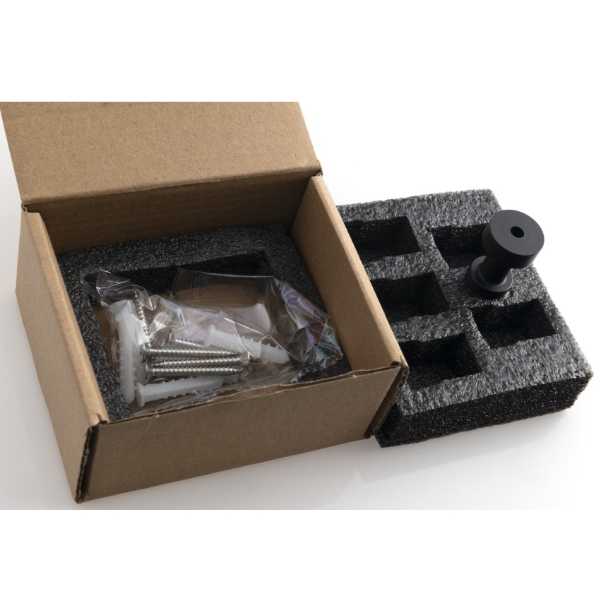 Aqualine - SET od 5 zidnih kukica SAMBA mat crna