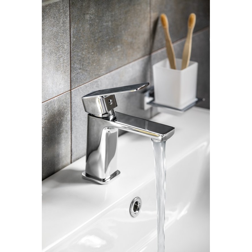 Aqualine - Slavina za umivaonik FACTOR, sjajni hrom