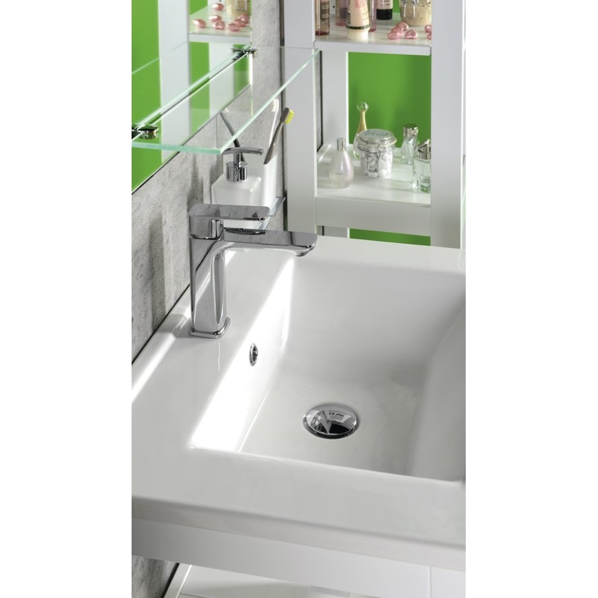 Aqualine - Slavina za umivaonik FACTOR, sjajni hrom