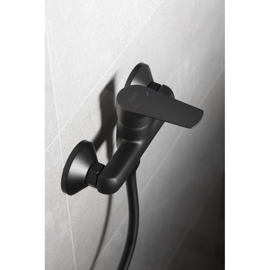 Aqualine - Tuš baterija LOTTA mat crna