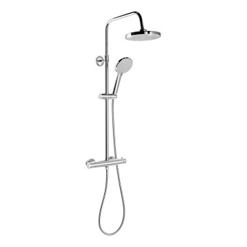 Aqualine - Tuš set sa termostatskom baterijom LIGA, sjajni hrom