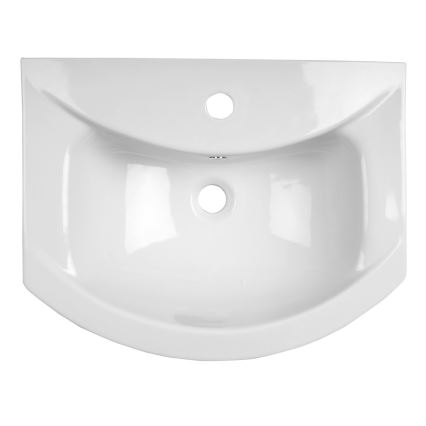 Aqualine - Ugradni umivaonik ZERO 55x44 cm keramika/bela