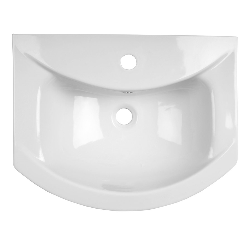 Aqualine - Ugradni umivaonik ZERO 55x44 cm keramika/bela