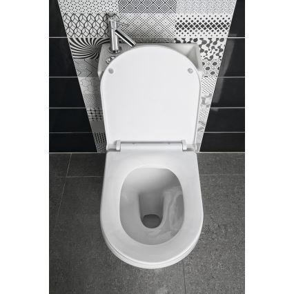 Aqualine - WC kombinacija s umivaonikom HYGIE keramika/bela