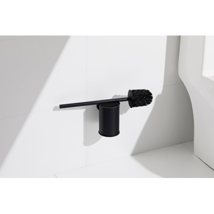 Aqualine - Zidna WC četka SAMBA crna