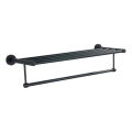 Aqualine - Zidni držač peškira SAMBA 21x62,5 cm crna