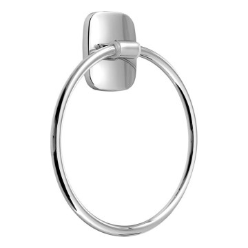 Aqualine - Zidni držač za peškire RUMBA prečnik 15,6 cm sjajni hrom