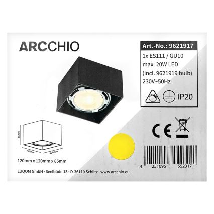 Arcchio - LED spot svetiljka MABEL 1xGU10/ES111/11,5W/230V