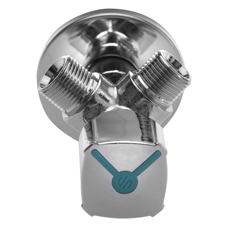 Arco - Kutni kombinovani ventil sa dva izlaza A-80 sjajni hrom