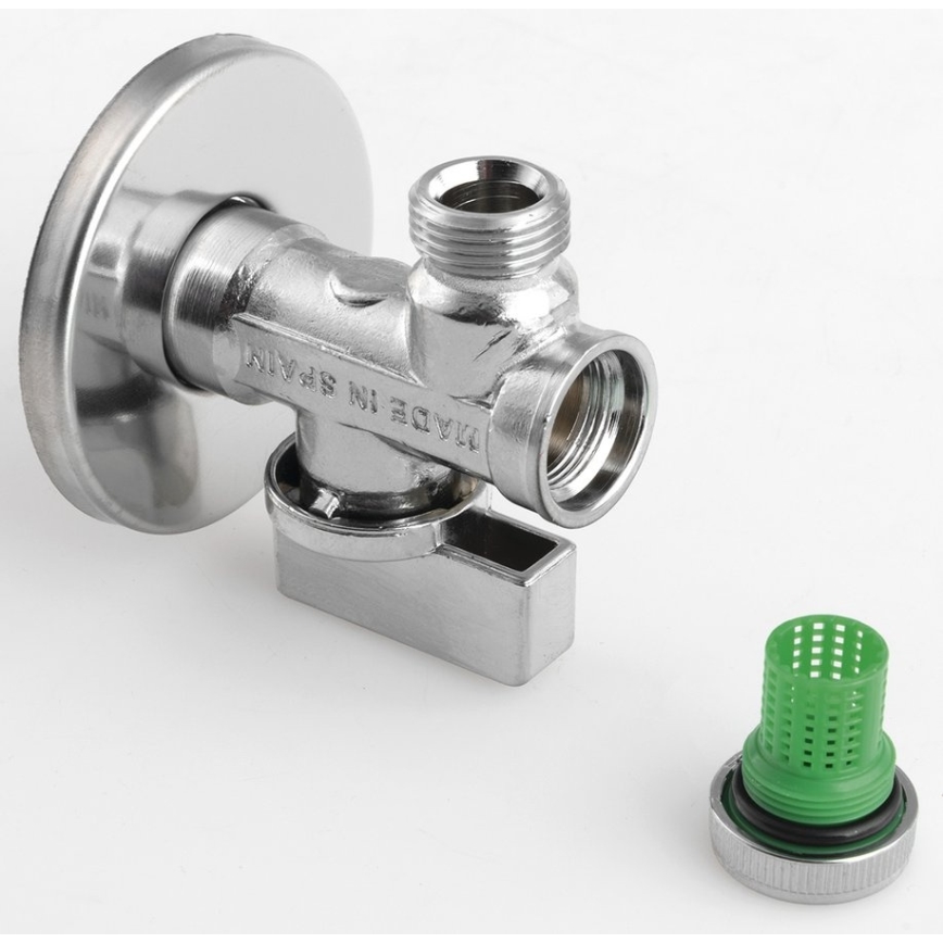 Arco - kutni ventil sa filterom, sjajni hrom