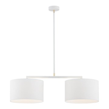 Argon 0900 - Luster na šipci KARIN 2xE27/15W/230V bela