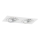 Argon 1046 - Ugradno plafonsko svetlo OLIMP 2xGU10-AR111/12W/230V bela