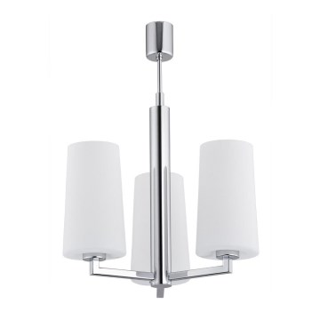 Argon 1224 - Luster na štapu CAMELOT 3xE27/15W/230V sjajni hrom