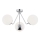 Argon 1477 - Plafonski luster TOMAR 3xE27/15W/230V, sjajni hrom