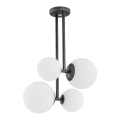 Argon 1645 - Luster na šipci ASPEN 4xE27/15W/230V antracit