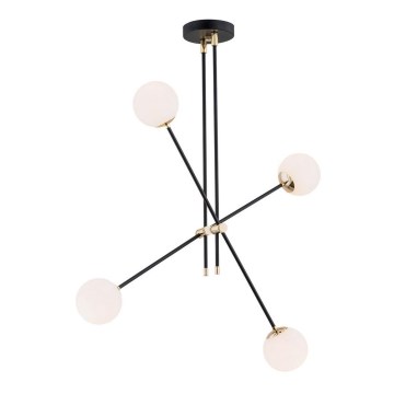 Argon 1696 - Luster na šipci ABSTRACT 4xE14/7W/230V crna