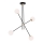 Argon 1696 - Luster na šipci ABSTRACT 4xE14/7W/230V crna