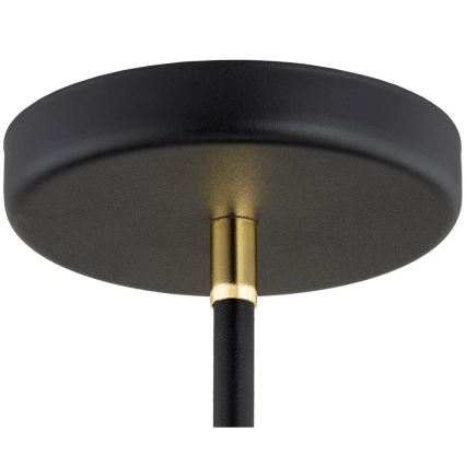 Argon 1774 - Luster na šipci AVALONE 4xE27/15W/230V crna/zlatna
