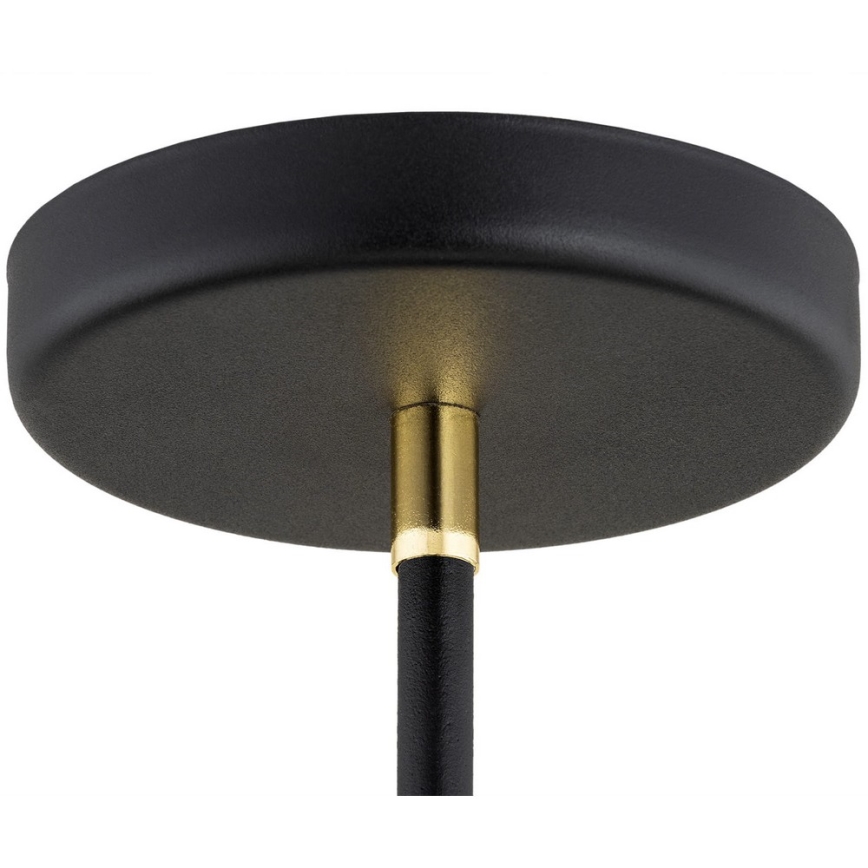 Argon 1774 - Luster na šipci AVALONE 4xE27/15W/230V crna/zlatna