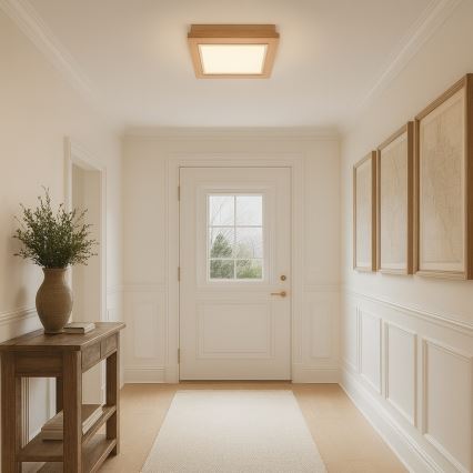 Argon 1866 - Plafonsko svetlo TABOR 4xE27/15W/230V 42x42 cm bež