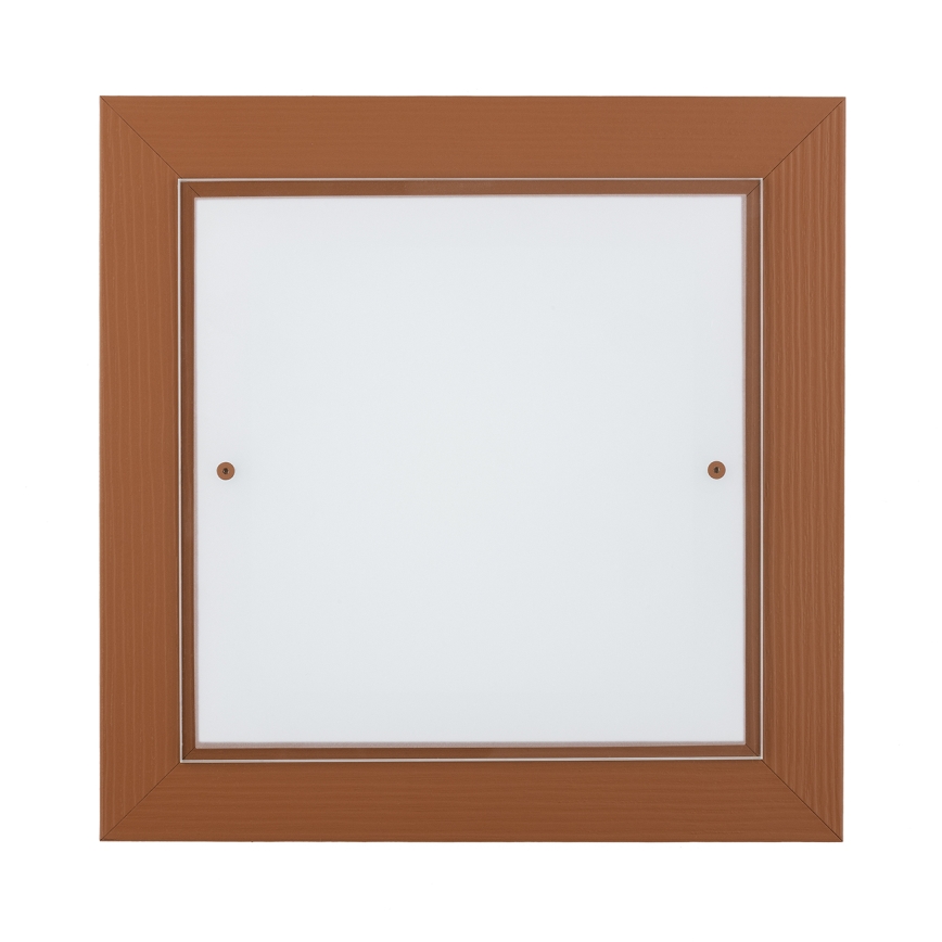 Argon 1867 - Plafonsko svetlo TABOR 4xE27/15W/230V 42x42 cm terakota