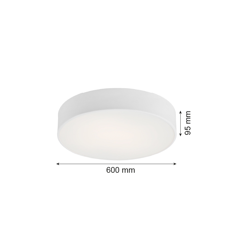 Argon 2082 - Plafonsko svetlo DARLING 5x E27/15W/230V, prečnik 60 cm, belo