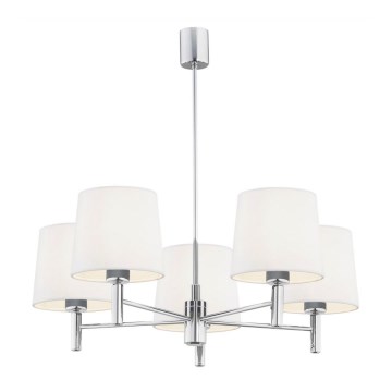 Argon 2110 - Luster na stalku BOLZANO 5xE27/15W/230V krem