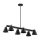 Argon 2552 - Luster na šipci AVALONE 6xE27/15W/230V crna/zlatna