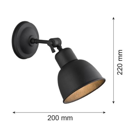 Argon 3185 - Zidno svetlo EUFRAT 1xE27/60W/230V