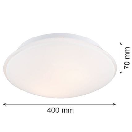 Argon 3224 - Plafonsko svetlo GIN 3xE27/15W/230V belo