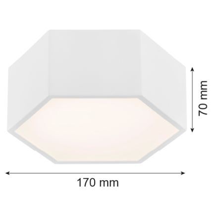 Argon 3828 - LED plafonsko svetlo ARIZONA LED/9W/230V belo