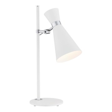Argon 3890 - Stona lampa LUKKA 1xE27/15W/230V bela