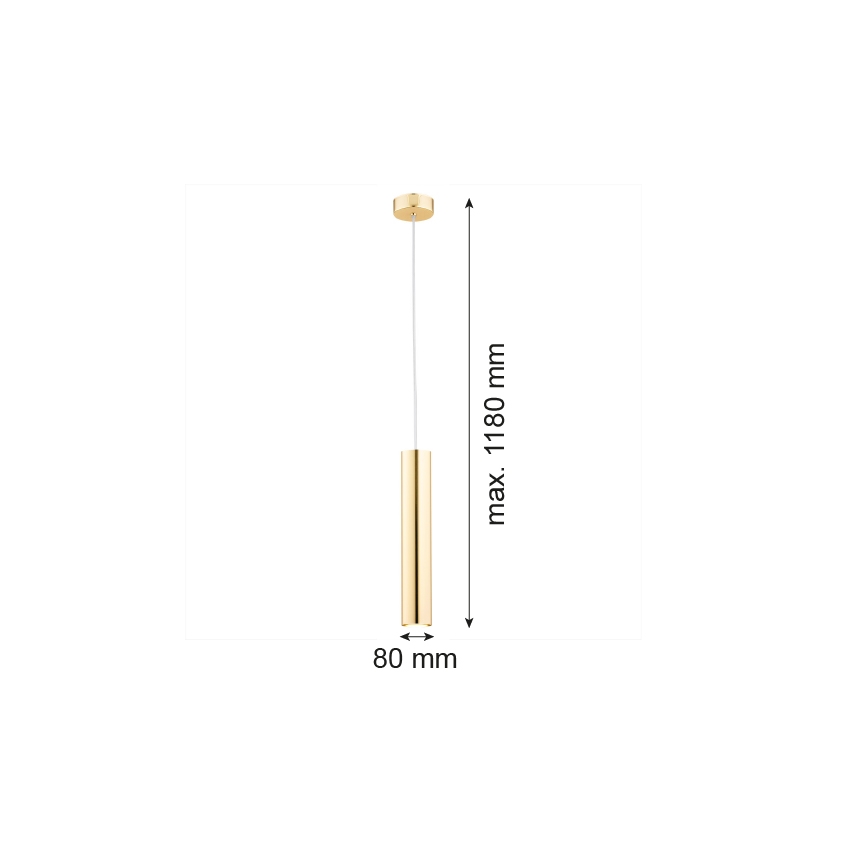 Argon 4057 - Luster na sajli GOMERA 1xGU10/5W/230V zlatna
