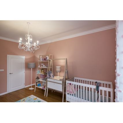 Argon 4125 - Stona lampa MAGIC 1xE27/15W/230V bela