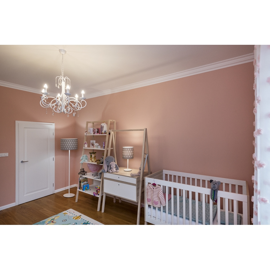 Argon 4125 - Stona lampa MAGIC 1xE27/15W/230V bela