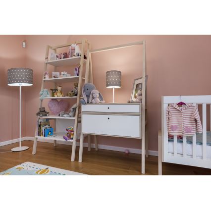 Argon 4126 - Stona lampa MAGIC 1xE27/15W/230V siva/bela