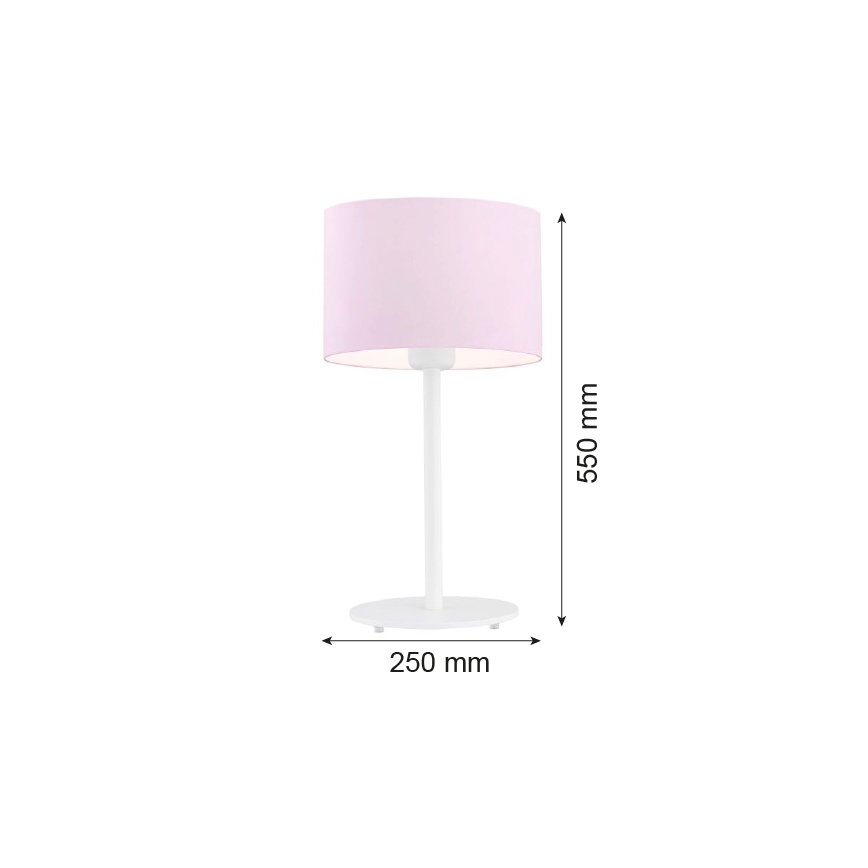 Argon 4128 - Stona lampa MAGIC 1xE27/15W/230V ružičasta/bela