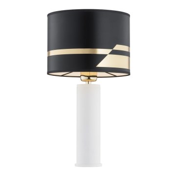Argon 4232 - Stona lampa ALMADA 1xE27/15W/230V crna/bela/mesing