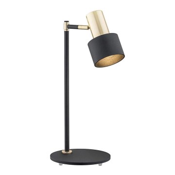 Argon 4257 - Stona lampa DORIA 1xE27/15W/230V crna/mesing
