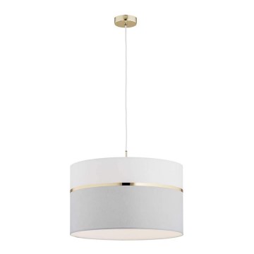 Argon 4285 - luster na sajli KASER 1xE27/15W/230V siva/bela/mesing